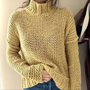 Free People • Thick Knit Turtleneck Sweater